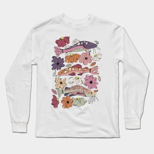 Floral Fish Long Sleeve T-Shirt